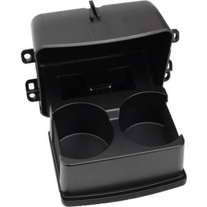 Center Console Cup Holder for Rear Passengers Compatible with 2011-2019 Ford Explorer Replaces for: GB5Z-7813562-BA GB5Z7813562BA Black