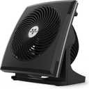 Vornado 573T Small Room Air Circulator Fan with Pivoting Head, Easy Clean Removable Grille, 3 Speed Settings, Black