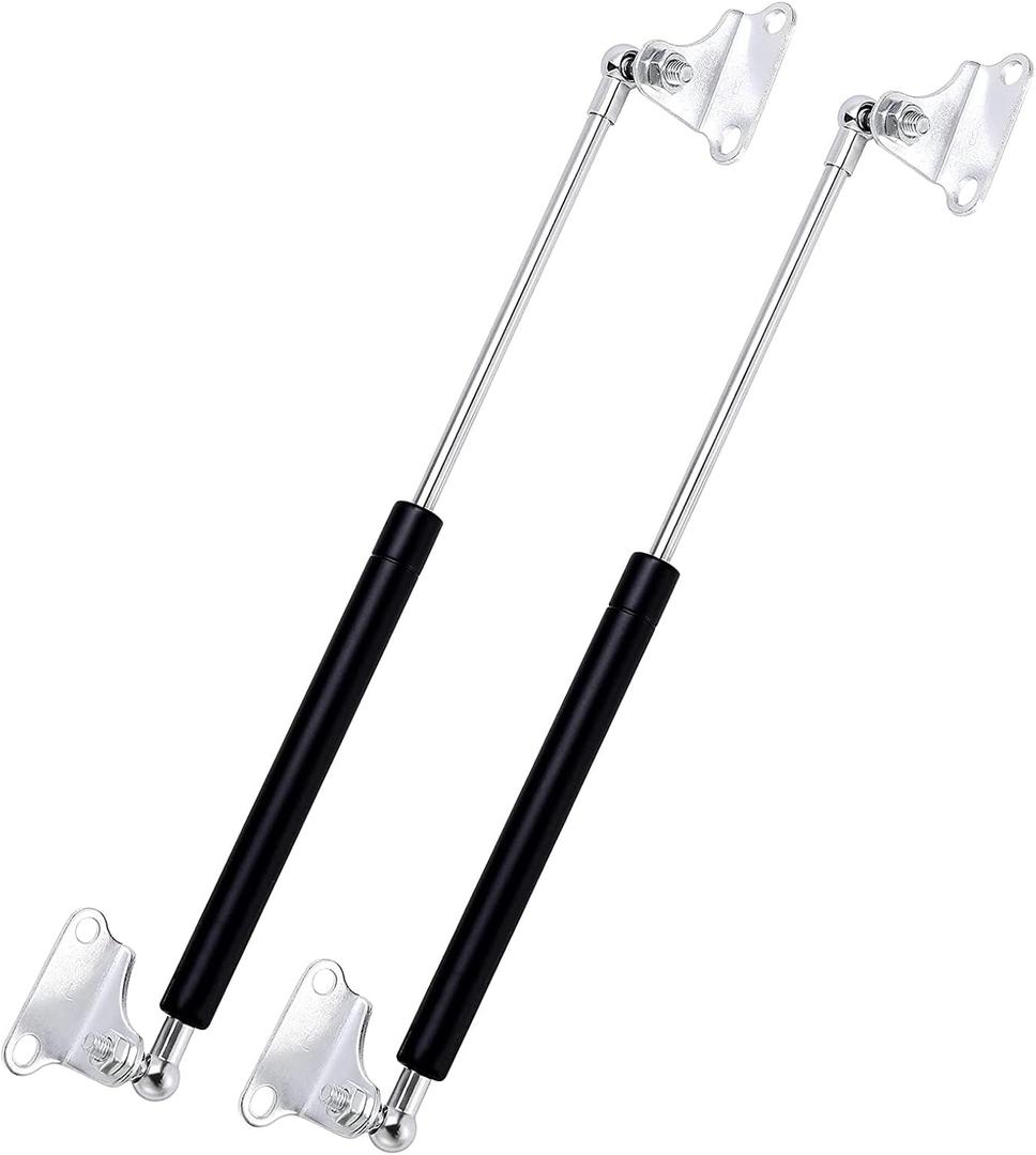 63.5cm 300N Home 25inch 67lb gas struts shocks gas shock lift supports lid support gas spring suit for trap door hinges Bed Large Outdoor Box Lid Trap Door A Set of 2 with L Mounts