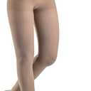 DYNAVEN by Sigvaris Women's Compression Pantyhose 20-30mmHg - Closed Toe for Daily Support - Small Short - Light Beige