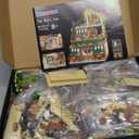 INSOON City Coffee House Building Set with Light, 1173 PCS Cafe Shop Building Block Toy with Ordering Counter Baking Room, House Construction Model Gift for Adults Teens Kids Boys Girls Ages 6-12+