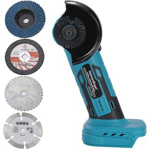 Brushless Mini Angle Grinder Compatible with Makita 18V Battery(Not Included),Cordless Electric Grinding Tool,19500rpm Compact Power Handheld Cutter for Metal Grinding,Cutting