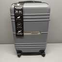 Travelers Club Richmond Spinner Luggage, Charcoal, Carry-On 22-Inch