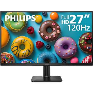 Philips 27E2N2100 27 inch IPS FHD (1920 x 1080) 120Hz Gaming Office Monitor, VESA, HDMI x1, VGA Port x1, Eye Care