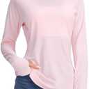 Women's UPF 50+ Sun Protection Shirt Long Sleeve Lightweight Hoodie UV Shirts for Women Hiking Fishing Outdoor XS