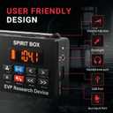 Spirit Box Kit Compact Ghost Hunting Equipment with Fast Sweep & 6+ Hours Use of EVP Recording, 32GB Card Included