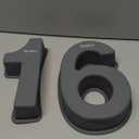 Ducodocu Silicone Number Cake Pan Large 3D Number Cake Mold Baking Forms Novel Cake Tins DIY Baking Mold for 15/51th Birthday Wedding Anniversary 10 inch Number of 1&6, 2 Pack