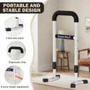 Stand Assist Aid Plus, 20-26.8" Adjustable Steel Standing Aid for Seniors & Elderly, Lift Assist Device to Get Up from Floor, Kneeling, or Low Seats,White