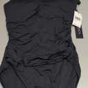 La Blanca Women's One Piece Swimsuit Island Goddess Shirred Side Women's Bathing Suit 10
