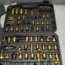 Car Air Conditioning Leak Detector 77pcs Automotive Air Conditioning Leak Test Kit Brass Ac Leak Detection Tools Connector Repair Kit for Car Auto AC