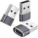 Basesailor USB to USB C Adapter,USBC Female to USB A Male Adapter,Type C Converter Charger for iPhone 17 17e Pro Max,16 15,Apple Watch iWatch S11 S10 SE,AirPods 5,iPad mini Air,Samsung Galaxy S25 S26 Set of 5