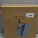 Stargarden Bird Bath, Metal Bird Baths, 12.7“Dia Peacock Pattern Outdoor Bird Bath with Stake, Decorative Hummingbird Birdbaths for Outdoors, Garden Decor