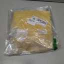 Women Casual Summer Dresses Sleeveless Crew Neck Backless Tunic Mini Dress Loose Flowy Tank Sundress with Pockets (Yellow, L)