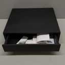 NiHome Wood Coffee Machine Tray with Pod Drawer, Smooth Wheels Rolling Appliance Slider, Large Drawer for K-Cups, Tea Bags, Under Cabinet Countertop Caddy for Espresso Maker, Blender, Air Fryer (One Size)