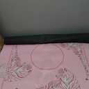 Pink Tiger Mahjong Mat 31.5 x 31.5 Inch, Preppy Pink Aesthetic Tiger Non-Slip Noise Reduction Mahjong Table Mat for American Mah Jong Poker Card Board Games Dominoes, 31.5 x 31.5 x 0.3 inches