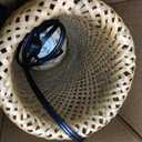 Arturesthome Bamboo Desk Light Woven Boho Beside Lamp Vintage Wicker Wooden Nightstand Lamp for Living Room,Kids Room,Nursery Room Decor, 5.9" x 11.39" ON/OFF