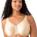 Wacoal Women's Full Figure Basic Beauty Underwire Bra, 44D, Naturally Nude