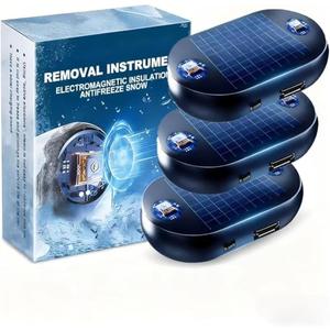 Electromagnetic Snow Melter, Car Interference Antifreeze Device, Antifreeze Electromagnetic Car Snow Removal Device, Anti Freeze Device for Cars, Defroster for Car Windshield, Antifreeze Device (3pcs)