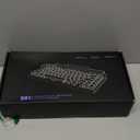 Adventurers Typewriter-Style Retro Mechanical Keyboard LED Backlight 83 Keys Bluetooth 5.0 Blue Axis Wood Color Panel Compatible with iOS/Android/Windows/Vista/Linux/Mac Office/Gaming, 12.8x6.6x1.6in