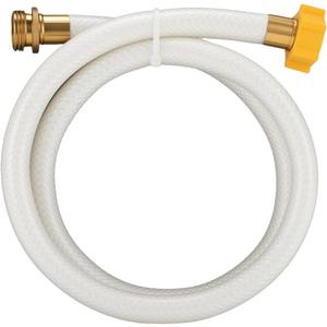 MEASUREMAN 4ft Heavy-Duty RV Drinking Water Hose - Kink-Resistant with Diamond-Hatch Reinforcement, 5/8-Inch Inner Diameter - Lead, BPA & Phthalate-Free for Camper, Marine & Potable Water