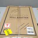 HOMECOOKIN Wood Bathroom Mirrors for Wall Mounted, 24" x 36" Rustic Wood Frame Wall Mirrors Decorative for Living Room or Bedroom Vanity Mirror (DH) A