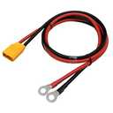 XT90H XT90 to O Ring Terminal Cable,XT90 Male to O Ring Connector Cable with 1M 10AWG Silicon Wire for RC Lipo Battery FPV Racing Drone Solar Power Station