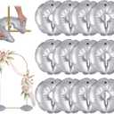 12 Pcs Water Weight Bags, Openable U-shaped Fillable Bags for Backdrop Stands, Balloon Arch Weights, Arch Frame Weighted Bases for Outdoor and Indoor Weddings, Graduations, Parties