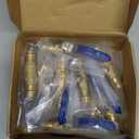 Boltigen 10 Pack 1/2" Propress Ball Valves, Lead-Free Brass Full Port Press to Press Fitting 1/2 inch Shut Off Stop Valve Built in EPDM O-ring, For Copper Tubing Connection, with cUPC, NSF/ANSI 61