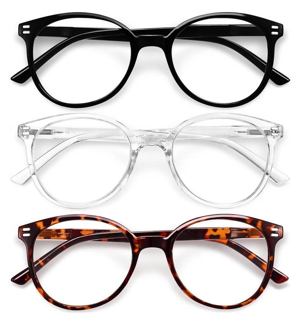 GIBLOGO Reading Glasses for Women/Men Eye Glasses Blue Light Reading Glasses Cheaters Eyeglasses