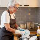 Multi-Purpose Scrub Kitchen Sponges  12 Pack Dish Sponge, Dual-Sided Non-Scratch Microfiber & Metal Scrubber, Reusable Sponges for Dishes, Pots, Glass, Sink, Stovetop & Bathroom (Silver)