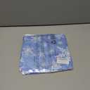 Horaldaily Christmas Tablecloth 7070 Inch Round, White Snow Blue Washable Table Cover for Party Picnic Dinner Decor