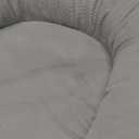 CooCooBaby Deluxe Infant Lounger, Baby Nest Cover for Baby Girls & Boys, Newborn Essentials for Baby 0-12 Months, 100% Cotton (Corduroy Cotton, Beacon Grey)