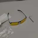 Tnnaiko Night Driving Glasses For Men Night Vision Glasses Anti Glare Glasses Anti Headlight Glare For Commute & Long Drives