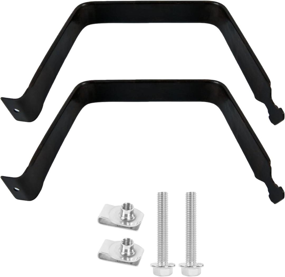 2PCS 578-183 Fuel Gas Tank Straps Bracket with Mounting Bolts | For 1999-2019 Chevy Silverado/GMC Sierra 1500 2500 3500 Replace 15206818 15288145 15710284 22868151 23126454