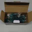 Minetom Clear Christmas String Lights 100 Count 25 Feet Incandescent Bulb Mini Lights for Indoor Xmas Tree Garland Birthday Wedding Party Festival Decoration, Green Wire (Clear Warm White)