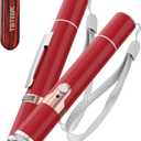 TBTeek Cat Toys, with Metal Case, 2 Pieces, Rechargeable, 7 Adjustable Patterns, Interactive Kitten Pet Dog Chase Toy for Cats Fun Playing ExerciseRed