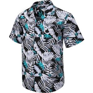 Hawaiian Shirt for Men Casual Summer Short Sleeve Beach Vacation Aloha Hawaii Button Down Shirt Holiday (M)