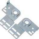 3 3/8" Bearing End Plates Brackets, Residential Brackets for 2" Track Wood or Steel Doors, Garage Door Parts, One Pair Bearing Bracket