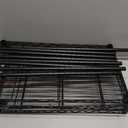 NEWBULIG 4-Tier Metal Shelving Rack, 200 lbs Wire Storage Shelves, Black