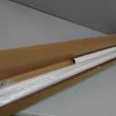 Tension Curtain Rod By EZFurni, 123-160 Inches, Heavy Duty Tension Rod, Adjustable Curtain Rods No Drilling & Easy Assemble Extra Long Tension Rod, White
