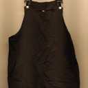Yeokou Women's Cotton Linen Short Overalls Casual Summer Bib Shortalls with Pockets Black, M