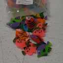 72Pcs Plastic Fish Toys, Tropical Fish, Mini Plastic Fish, Toy Fish Set for Children's Party Supplies and Decoration