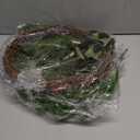 Dingion Large 18'' Magnolia Christmas Wreaths Grapevine Farmhouse Wreath for Vintage Christmas Home Decoration Front Door Kitchen Cabinets Windows Fireplaces Hanging Indoors Outdoors Decor