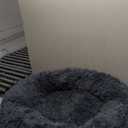 Donut Dog Bed - Premium Comfort for Anxiety Relief - Fluffy & Calming Design with Ultra-Plush Support | Cozy Round Dog Bed with Super Soft Circle Style (Dark Grey, Large)