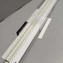 No-Drill Motorized Window Blinds with Remote, Linen, 34" x 64"