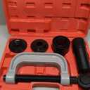 RACOONA Ball Joint Removal Tool Kit,Ball Joint Press,Car Accessories Ball Joint Separator Tool,Bushing Press Kit with 4x4 Adapters,U Joint Press and Removal Tool for Most 2WD/4WD Cars and Light Trucks