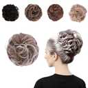 Juvabun Messy Bun 2.0 Beach Blonde Messy Bun Hair Extension Soft Natural Hair Bun Scrunchie for Women Casual Updos