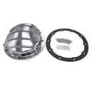1 Set SHLPDFM Polished Silver Rear Aluminum Nodular Iron GM Differential Cover 10 Bolt 5/16" Bolts Fits for GM 8.5 & 8.6Ring Gear Differentials