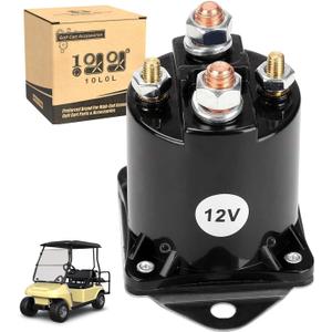 10L0L Golf Cart 12V Solenoid for Club Car DS & Precedent Gas 1984-up, Replace OEM 1013609 1117