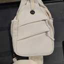 Pritent Crossbody Bags for Women Men Trendy Sling Bag Backpack Casual Chest Bag with Convertible Shoulder Strap